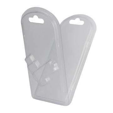 Transparent plastic container PET clamshell pack