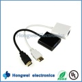 OEM 1080P a la hembra 1.4HDMI al cable del convertidor del VGA