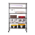 Heavy Duty Movable 6 Tier NSF Wire Shelving