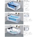 Massageador para Bathtub Delta Walk in Tubs Tubs Felizes com apoios de braço