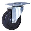 50mm light duty hard rubber wheel casters