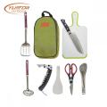 Kitchen Travel Set Utensilios de cocina portátiles para barbacoa Utensilios