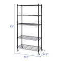 Heavy Duty Movable 5 Tier NSF Wire Shelving