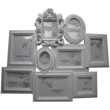 New Design 9 Opening Plastic Collage Frame Bilderrahmen Cadre