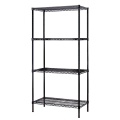 Heavy Duty 4 Tiers Powder Coated Wire Shelving