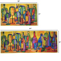 Artistic and Colorful Kitchen Mats Rugs