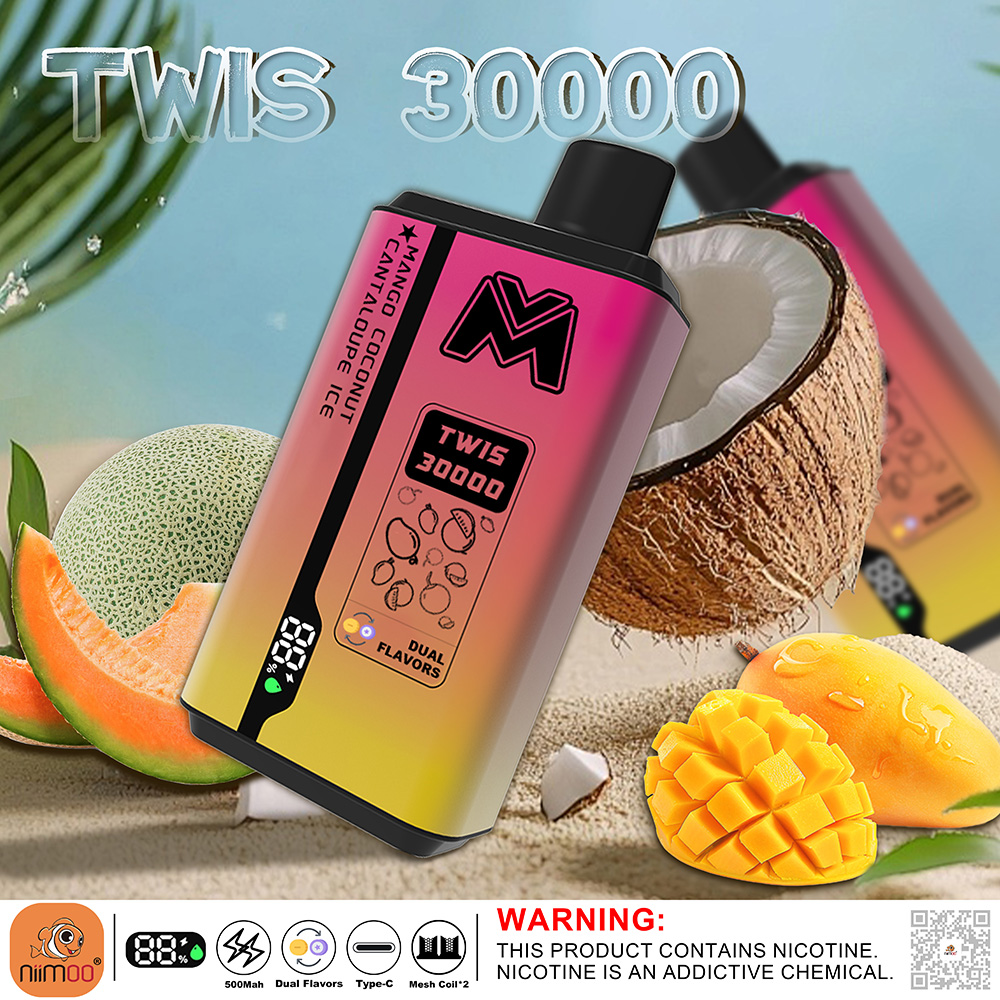 High-Capacity TWIS Vape 30000 Dual Flavor Vaporizer High-Capacity TWIS Vape 30000 Dual Flavor Vaporizer