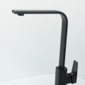 Matte Black Single Hole Deck Mounted Basin Faucet