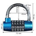 5 Code Digital Combination Padlock for Door