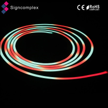Luz de la cinta de neón de la Navidad 12/24 voltios LED, luz decorativa de neón LED de China