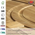 JHK-014 Best Semi-Circle Design Double Door Wood Bubinga Veneer Door Mmaterail  Quality Assured