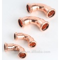 Copper M type press fitting for water system