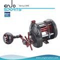 Angler Selecione Venus Trolling Boat Reel Strong Grafite Body Right Handle Produto de pesca para água salgada e água doce