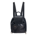 Unisex casual style leather travel bag backpack