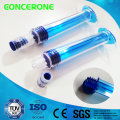 10ml Plastic Prefilled Cosmetic Syringe with Screw Piston and Plunger