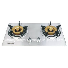 2 Burner #120 Golden Brass Burner Cap Built-in Hob