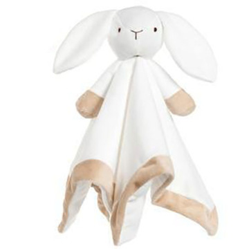 Fluffy white rabbit towel blanket air conditioning quilt