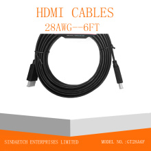 Плоский круглый кабель HDMI FT4 / Cl3