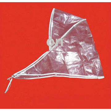 0.04mm PE disposable rain hood