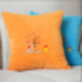 Coussin de coussin multicolore, coussin en velours côtelé en gros