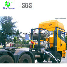 Cilindro criogénico DPL de 499 litros para transporte de camiones