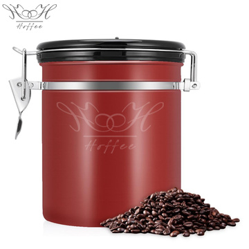 Vacuum Coffee Canister with co2 Valve Container Airtight