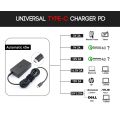 Chargeur type C Pd 45W pour ordinateur portable Lenovo HP DELL