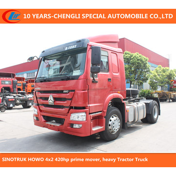 Sinotruk HOWO 4X2 420HP Prime Mover, Тяжелый тягач