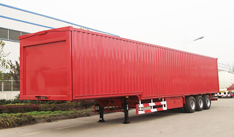 van cargo semi trailer