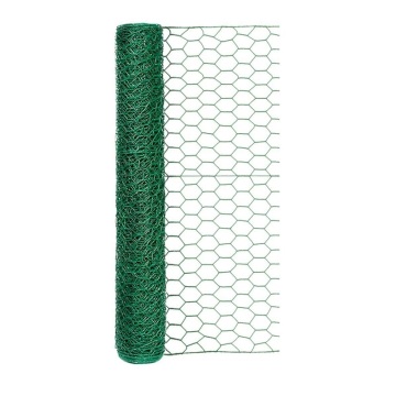 Netting de fil hexagonal enduit de PVC