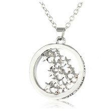 Collier à lettre en bijoux en acier inoxydable Pendentif en chaîne Pendentif à la mode pour les filles