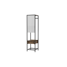 Nilomi Cloth Rack With Mirror And Drawer