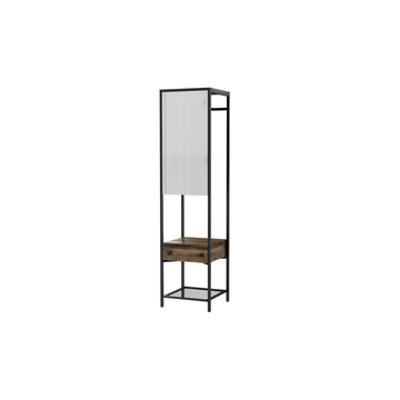 Nilomi Cloth Rack With Mirror And Drawer