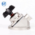 Sanitary Stainless Steel Clamp Diaphragm Tank Bottom Valve