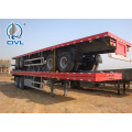 3 axles 20'/40' Flatbed Container  Semi Trailer