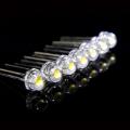 5mm Kaltweißer LED 5-6lm Strohhut