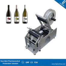 High Speed Manual Bottle Labeler Wine