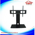 Aluminum Tube and Tempered Glass Mini TV Stand