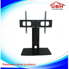 Aluminum Tube and Tempered Glass Mini TV Stand