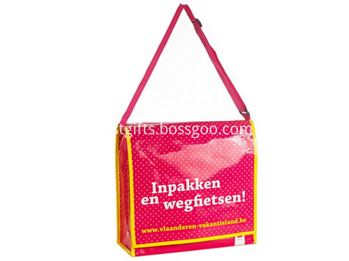 Printed Promotional Bicycle Bags W Long Polyester Adjustable Strap (2)