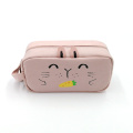 Cute rabbit make up canvas pencil bag