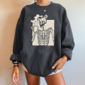 Women Skull Halloween sudadera con capucha