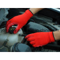 Nylon Knitted Working Gloves with Smooth Nitrile Coated (N1569C)