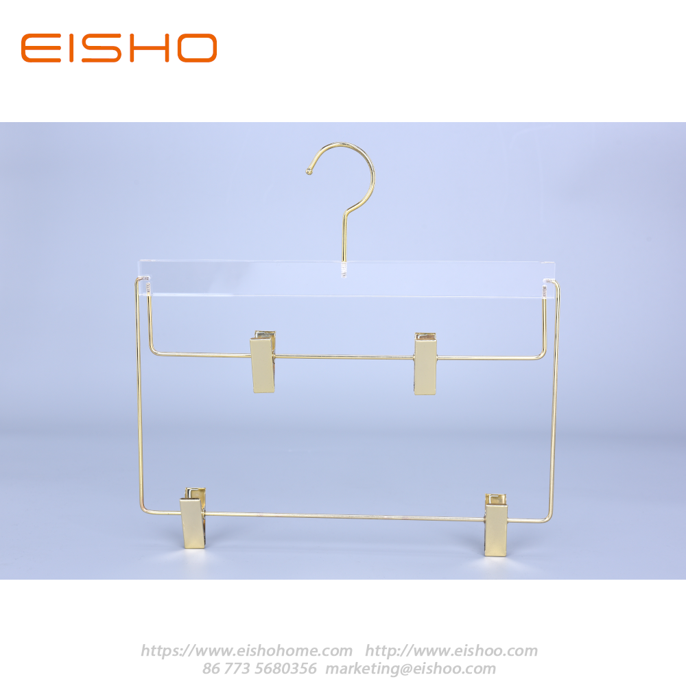 18 Transparent Acrylic Suits Hanger With Bar 