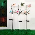 Decoración al aire libre de metal Solar Light Garden Stake Craft