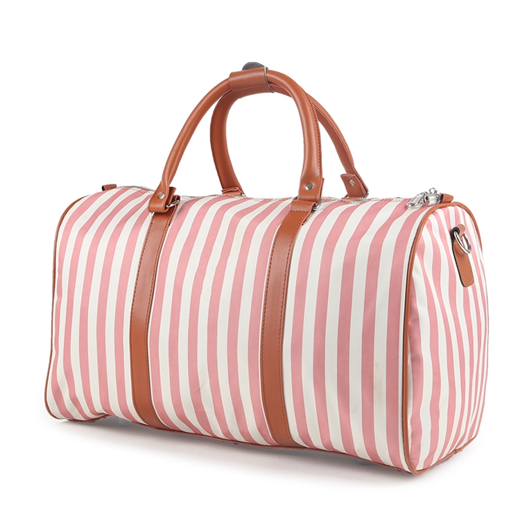 Stripe Duffle Bag