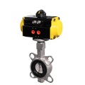 Rubber Seat Double Acting Pneumatic Butterfly Valve