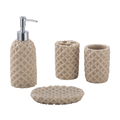 Bathroom furniture accessories with soap dish