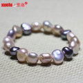 Bracelet en perles d&#39;eau douce baroque naturel bijoux de mode (E150048)