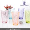 Fancy Candy Color Glass Tumbler for Juice or Mix Drinks Drinking